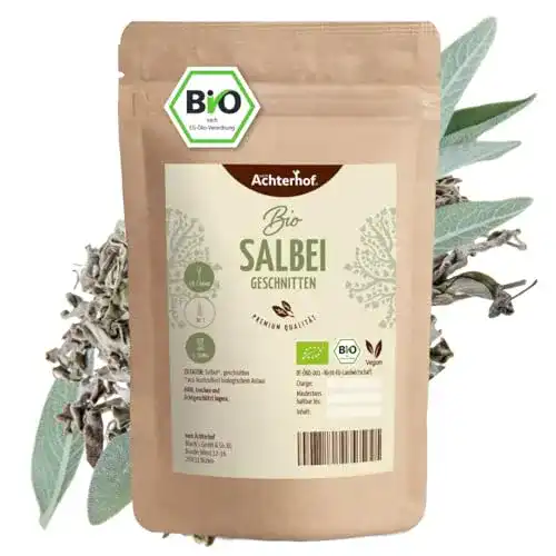Salbeitee vom Achterhof Bio lose (250g) Salbeiblätter getrocknet