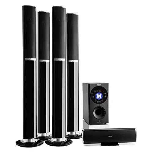 Auna-5.1-Soundsystem auna Areal Surround Heimkino 5.1- Soundsystem