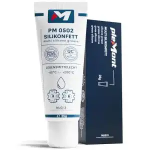 Armaturenfett Plemont 25g Silikonfett inkl. Milchschlauchbürsten