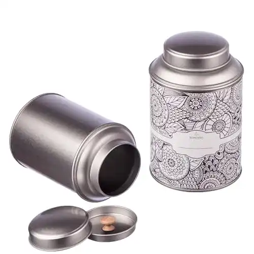 Teedosen Rimoco 4 große für losen Tee mit extra Aromadeckel