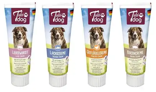 Die beste Futtertube Hund Tubi dog Set Tubidog Leberwurst + Lachscreme 2026 Test Bestseller Futtertube Hund Tubi dog Set Tubidog Leberwurst + Lachscreme