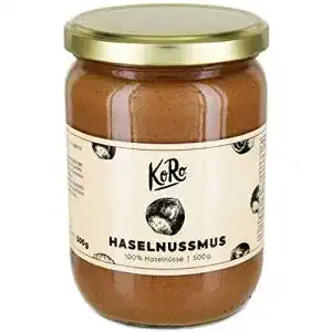 Haselnussmus KoRo, 500 g, 100 % Haselnüsse ohne Zucker u. Salz