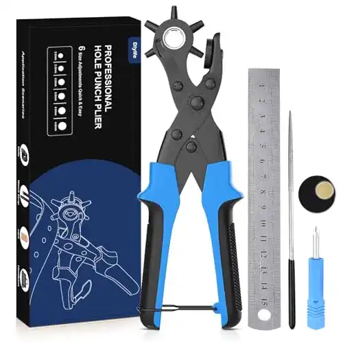 Lochzange Diyife [Volles Set] Leder Locher, ® Gürtel Locher