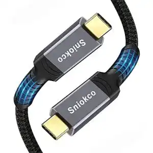 Thunderbolt-3-Kabel Sniokco Thunderbolt 3 Kabel 40Gbps/0.8M