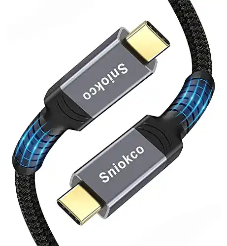 Thunderbolt-3-Kabel Sniokco Thunderbolt 3 Kabel 40Gbps/0.8M
