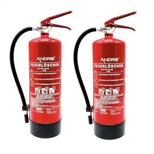 Andris-Feuerlöscher ANDRIS 2X Orig. Marken-Feuerlöscher 6kg