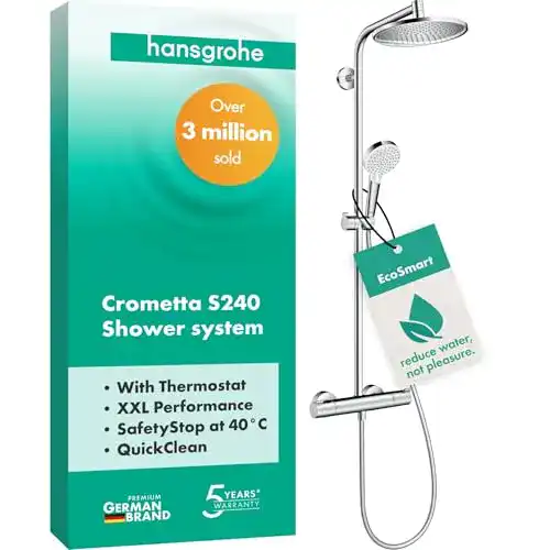 Duschsystem hansgrohe wassersparendes Crometta S 240