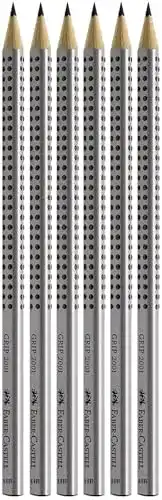 Bleistift Faber-Castell 117697 – 6 e GRIP 2001, Härtegrad: HB
