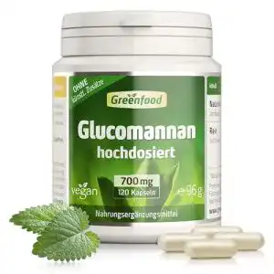 Appetitzügler Greenfood Glucomannan, 700 mg, hochdosiert