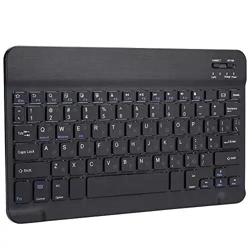 Die beste Russische Tastatur Topiky Drahtlos, tragbar ultraflach BT 80-Tasten 2026 Test Bestseller Russische Tastatur Topiky Drahtlos, tragbar ultraflach BT 80-Tasten