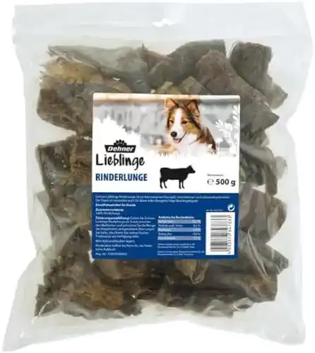 Die beste Rinderlunge Dehner Hundesnack, 500 g 2026 Test Bestseller Rinderlunge Dehner Hundesnack, 500 g