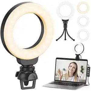 Laptop-Lampe Ruyilam Ringlicht Laptop, Beleuchtungsset