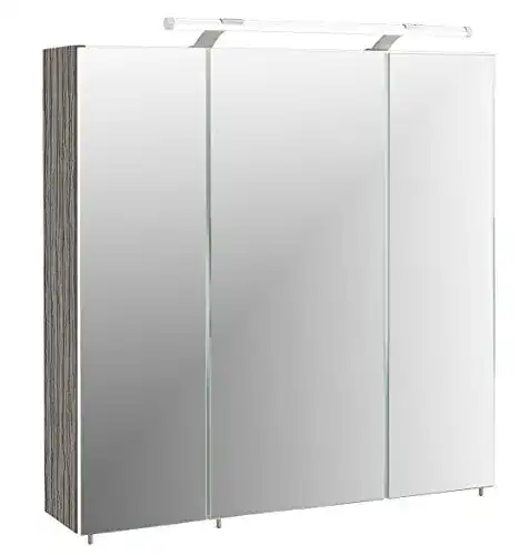 Bad Spiegelschrank mit Beleuchtung Schildmeyer 133076 Trient