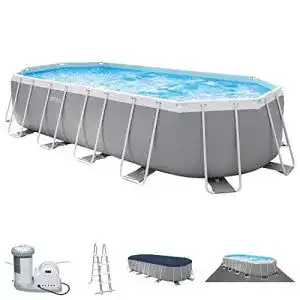 Pool oval Intex Swimming Pool 610 x 305 x 122 cm Frame Pool Set