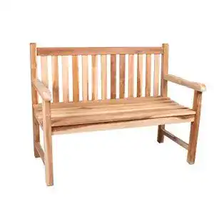 Gartenbank (Holz) Chicreat 2 Sitzer Bank Teakholz, ca. 100 cm breit