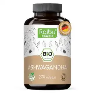 Bio-Ashwagandha-Kapseln RAIBU ® 270 Kapseln x 600mg