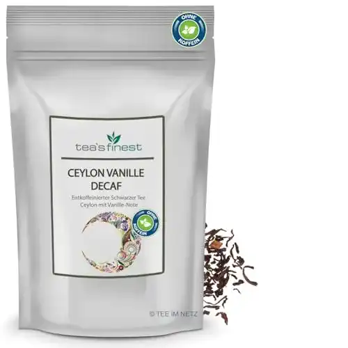 Ceylon-Tee tea`s finest Entkoffeinierter Ceylon Vanille (250 Gramm)