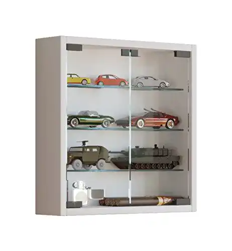 Vitrine VCM 912942, Hängeregal, Holz, 40x40x10 cm Mandosa S