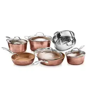 Kochgeschirr-Set GOTHAM STEEL Hammered Collection – 10-teilig