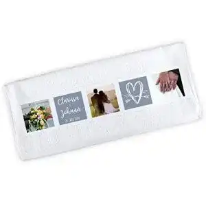 Foto-Handtuch Herz & Heim ® Handtuch mit eigenen Fotos