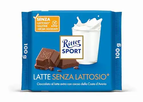 Ritter-Sport-Schokolade Ritter Sport Vollmilch laktosefrei, 6 x 100 g
