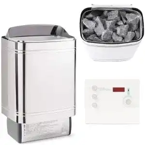 Saunaofen 8 kW time4wellness Sauna-Set, Sentiotec Nordex II