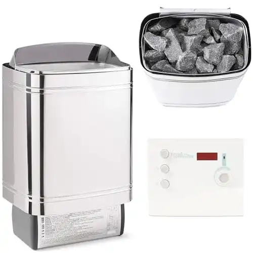 Saunaofen 8 kW time4wellness Sauna-Set, Sentiotec Nordex II