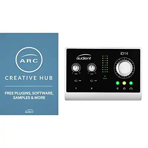 Audio-Interface Audient iD14 USB, mit Mikrofonvorverstärker