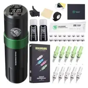 Tattoo-Pen Dragonhawk Tattoo Kit Atom Cartridge Tattoo Machine