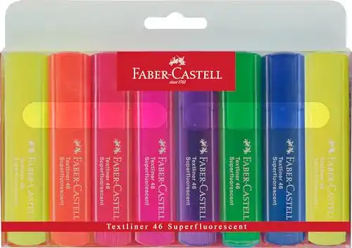 Textmarker Faber-Castell 154662 TEXTLINER 1546, 1-5 mm, 8er
