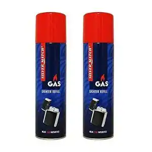 Feuerzeuggas Silver Match 2 x 300 ml für Feuerzeuge