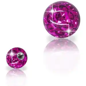 Piercing-Kugeln Soul-Cats SoulCats® Ersatzkugel Kristall Gel