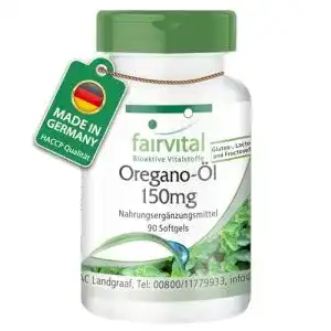 Oregano-Öl-Kapseln fairvital Oregano-Öl Kapseln 150mg