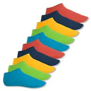 Bunte Socken Footstar Herren & Damen Sneaker Socken 10 Paar