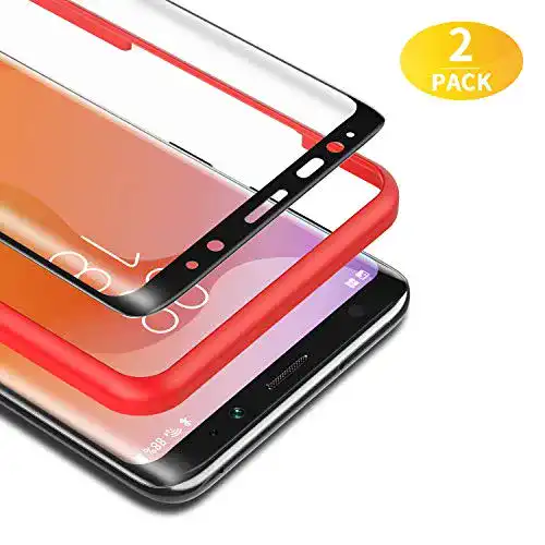 Samsung-Galaxy S8-Plus-Panzerglas BANNIO, 2 Stück, Blasenfrei