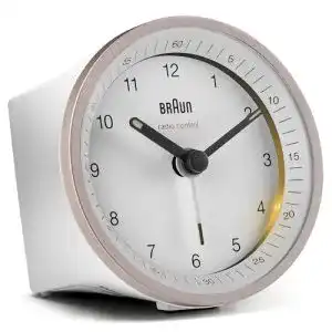 Braun-Funkwecker Braun, mit Schlummerfunktion u. Beleuchtung