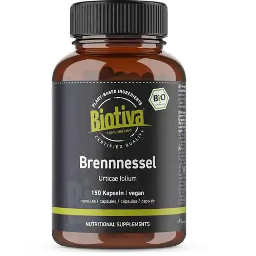 Entwässerungstabletten Biotiva Brennnessel Bio Kapseln 150 Stück