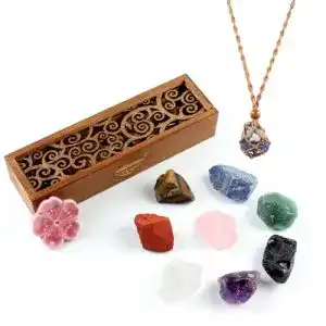 Chakra-Steine vuUUuv Chakra-Stein-Set, Reiki-Heilkristalle