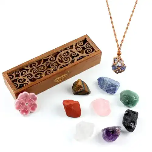 Chakra-Steine vuUUuv Chakra-Stein-Set, Reiki-Heilkristalle