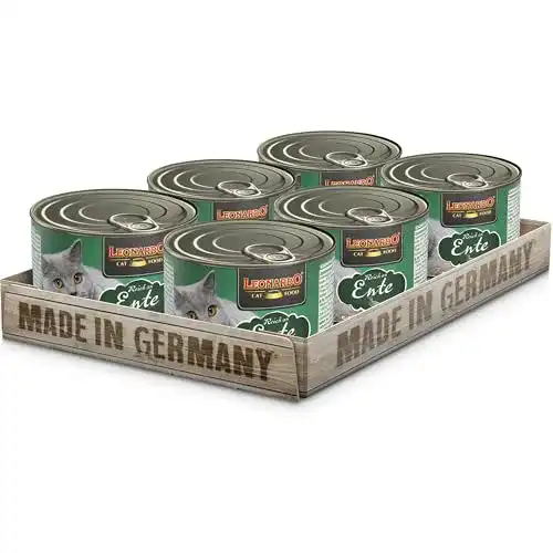 Leonardo-Nassfutter Leonardo Nassfutter 6x200g Ente