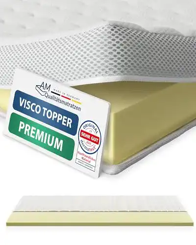 Visco-Topper AM Qualitätsmatratzen Premium Visco 180 x 200 cm