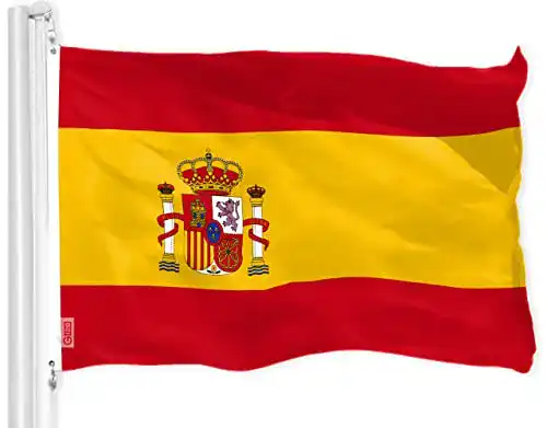 Spanien-Flagge G128 Spanien Flagge Indoor/Outdoor