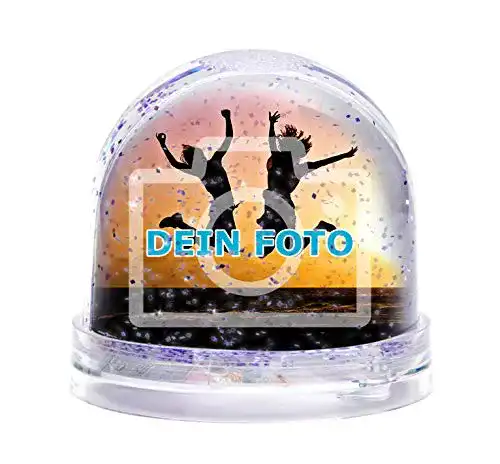 Schneekugel Foto Premio Hochwertig mit eigenem Foto gestalten