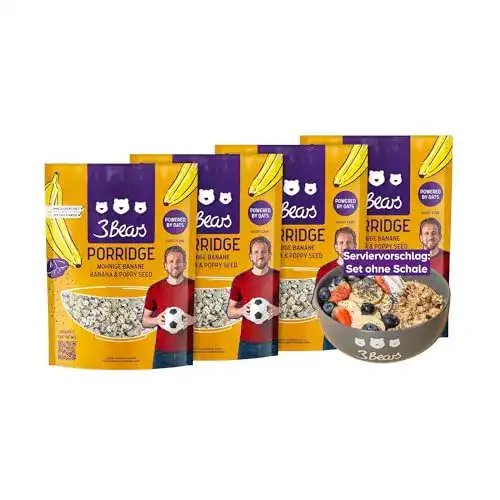 3Bears-Porridge 3Bears Porridge Mohnige Banane 4 x 400g