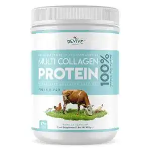 Kollagen Revive Naturals Vanille Multi-Proteinpulver, 400g