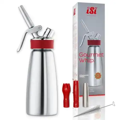 Sahnespender ISI 500ml, Gourmet Whip Plus, Edelstahl