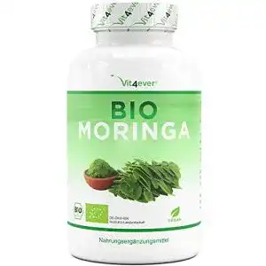 Moringa-Kapseln Vit4ever Bio Moringa, 300 Kapseln mit 600 mg