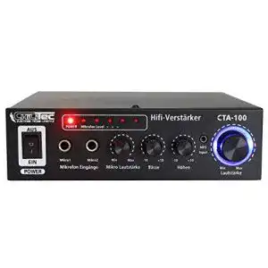 Hifi-Verstärker ChiliTec CTA-100 Cinch Aux In 100 Watt, Stereo