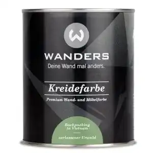 Kreidefarbe Wanders24 ®️ (750 ml, zeitloses Grau) Holzfarbe