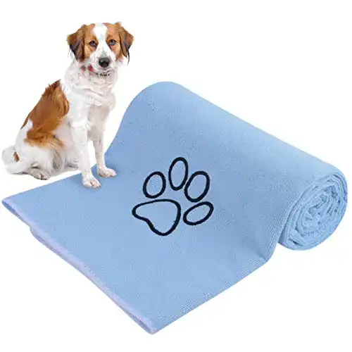 Die beste Hundehandtuch KinHwa super saugfähig, Mikrofaser, 76x127CM 2026 Test Bestseller Hundehandtuch KinHwa super saugfähig, Mikrofaser, 76x127CM